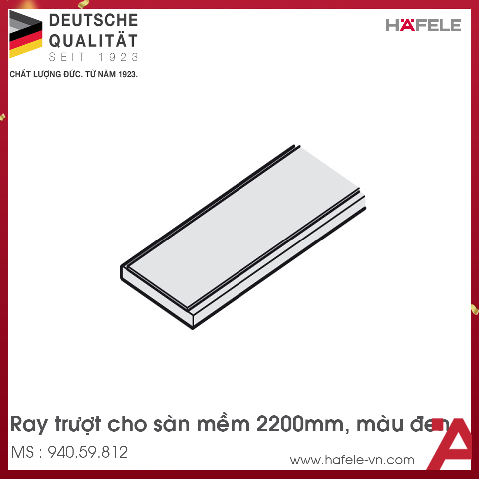 Ray Dưới Cho Sàn Mềm 2200mm Hafele 940.59.812