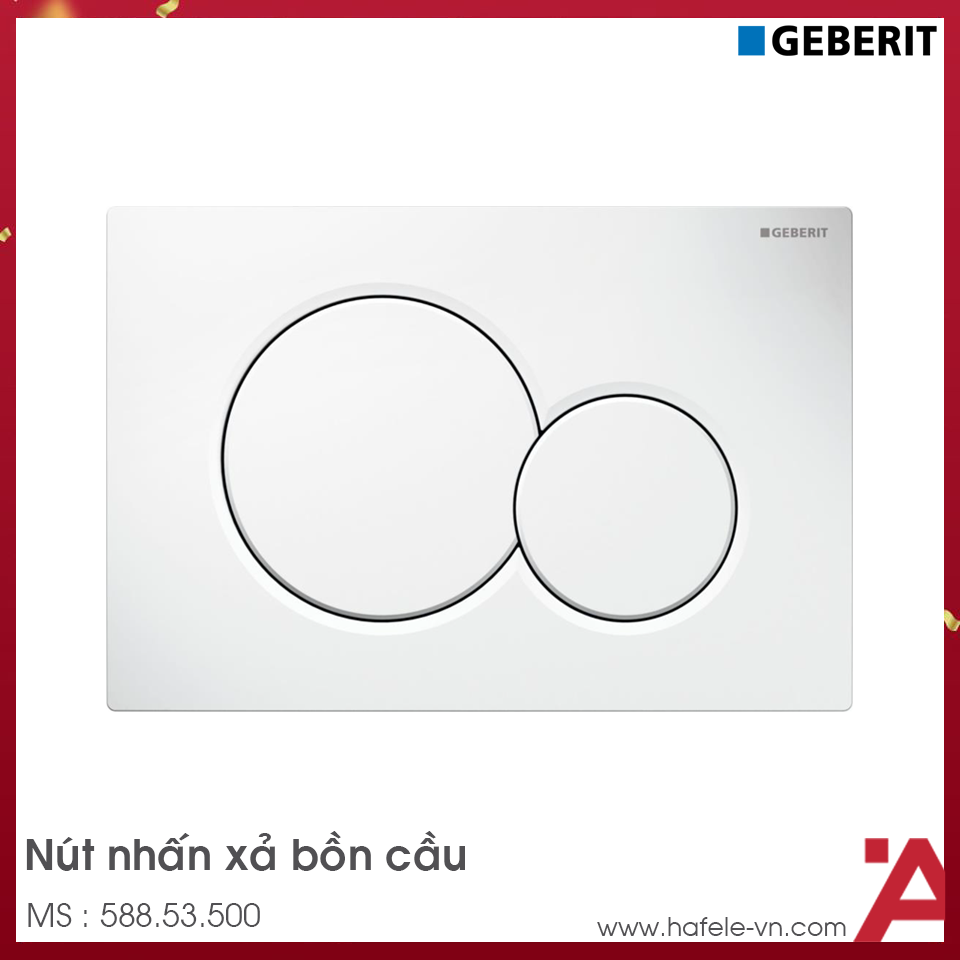 Nút Nhấn Xả Bồn Cầu Sigma01 Geberit 588.53.500