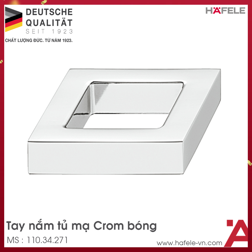 Tay Nắm Tủ H1320 Hafele 110.34.271