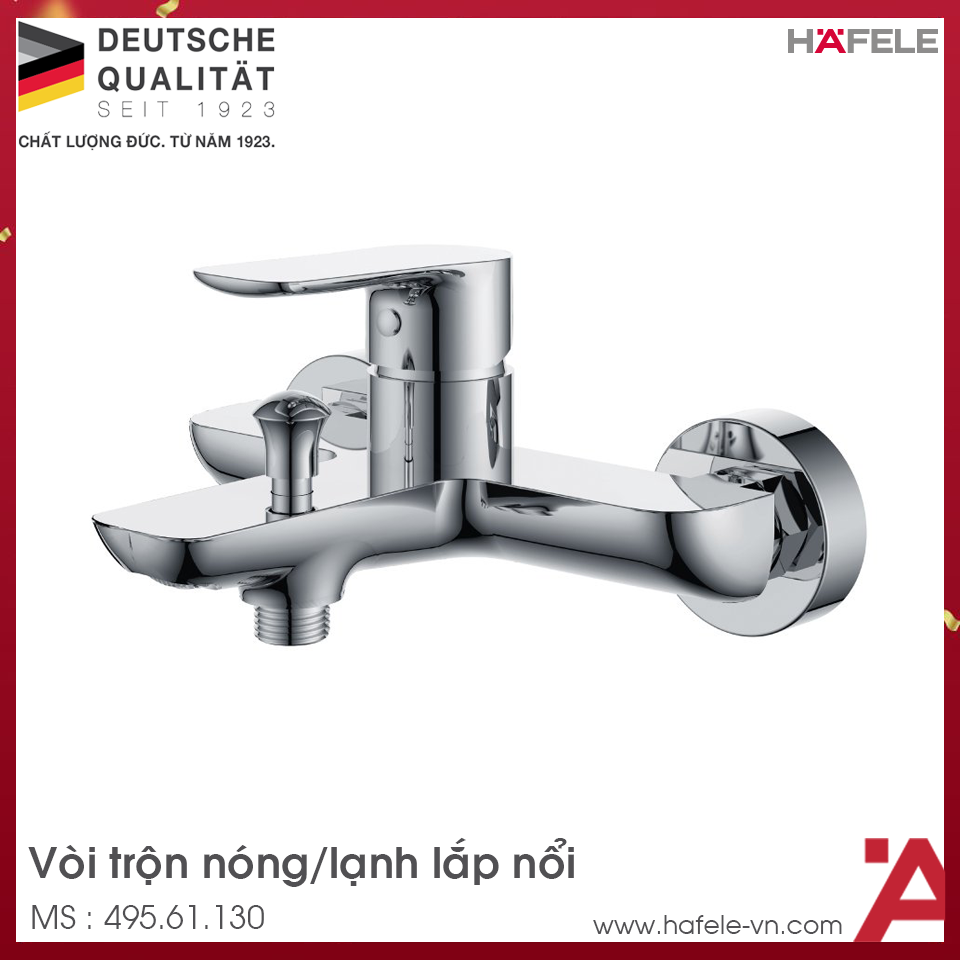 Bộ Trộn Nổi 2 Đường Nước Uni Hafele 495.61.130