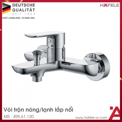 Bộ Trộn Nổi 2 Đường Nước Uni Hafele 495.61.130