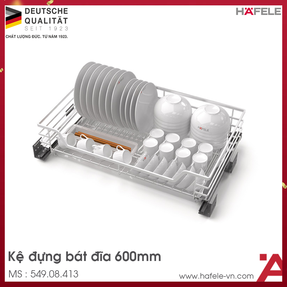 Rổ Đựng Chén Đĩa Cappella 600mm Hafele 549.08.413
