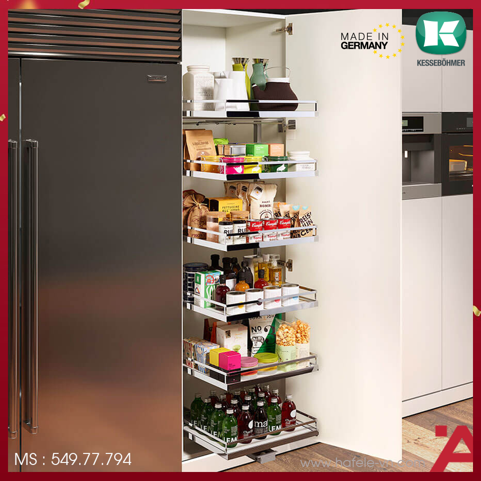 Tủ Đồ Khô 450mm Tandem Solo Hafele 549.77.794