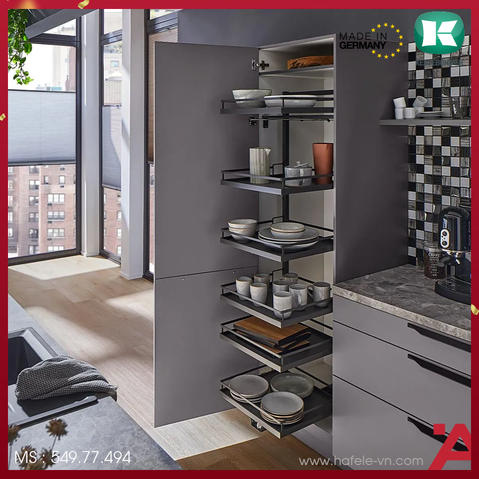 Tủ Đồ Khô 450mm Tandem Solo Hafele 549.77.494
