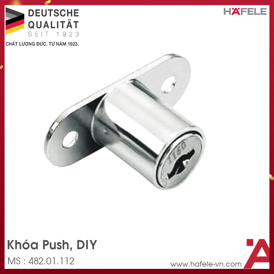 Khóa Push DIY Hafele 482.01.112