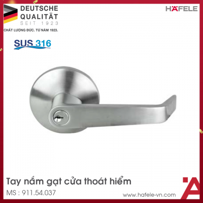 Tay Nắm Gạt Có Nắp Che Hafele 911.54.037