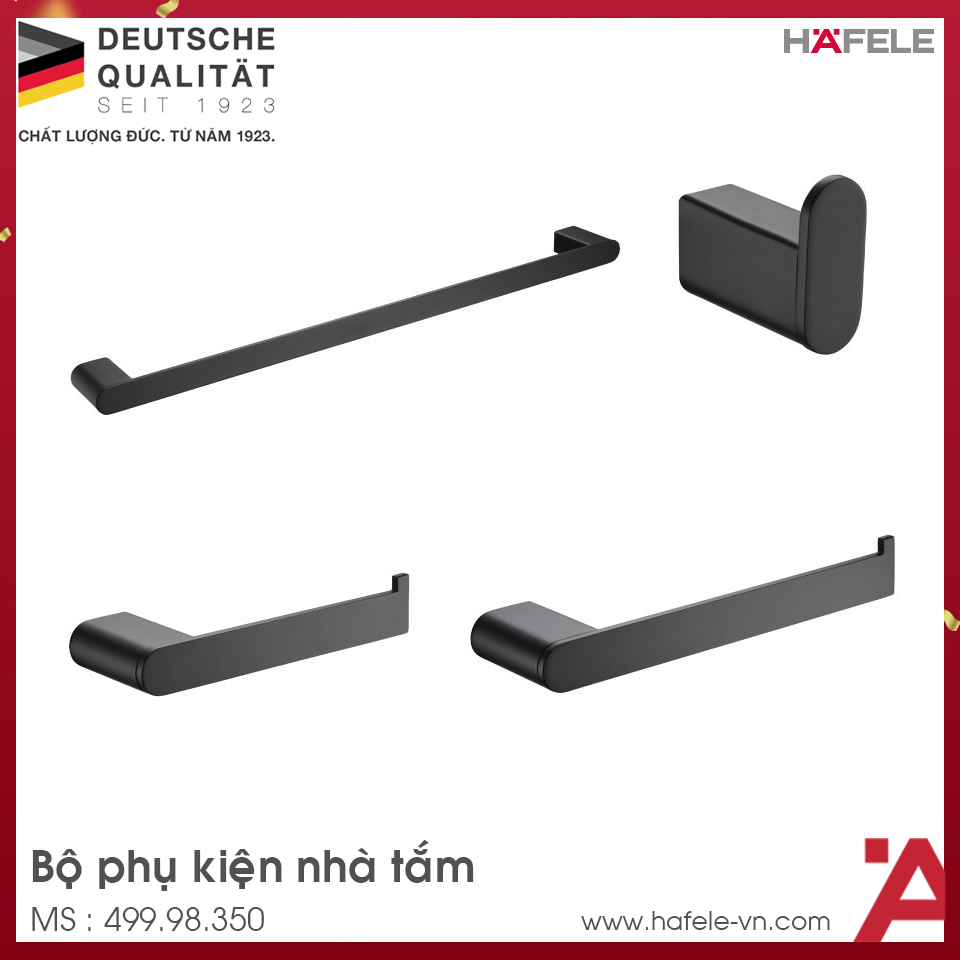 Bộ Phụ Kiện Nhà Tắm Chiba Hafele 499.98.350