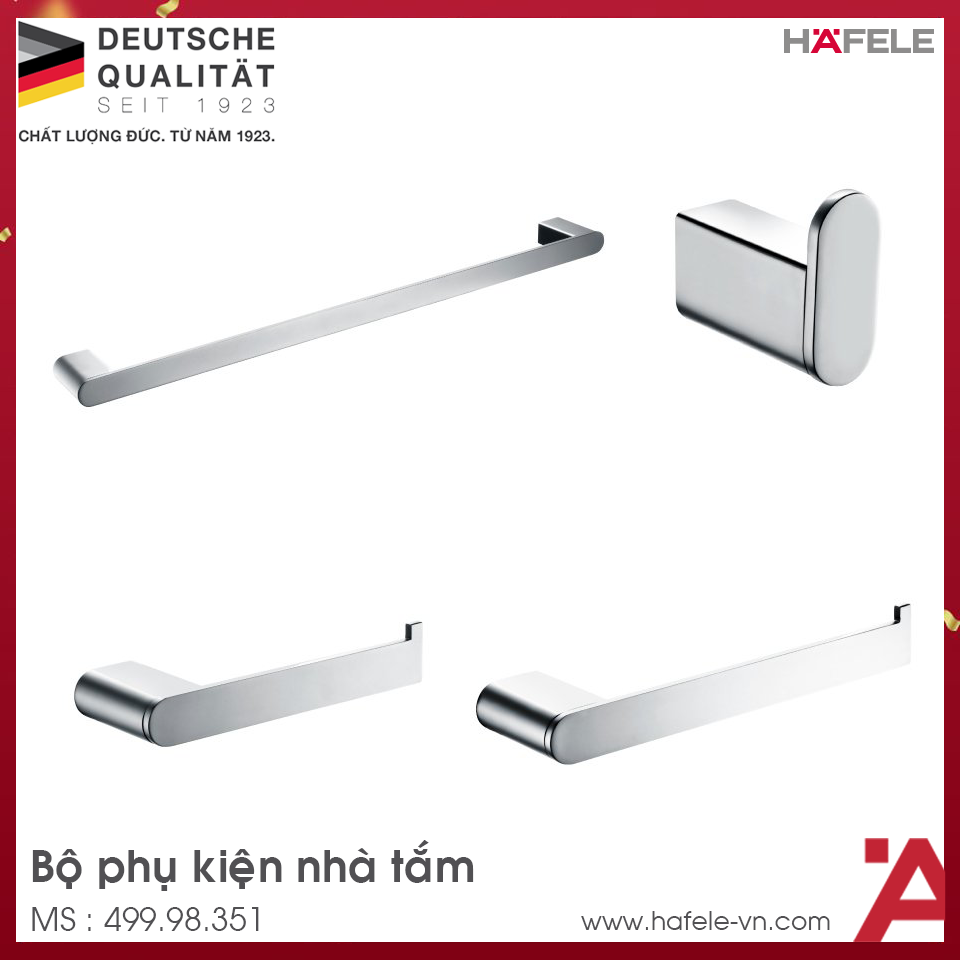 Bộ Phụ Kiện Nhà Tắm Chiba Hafele 499.98.351
