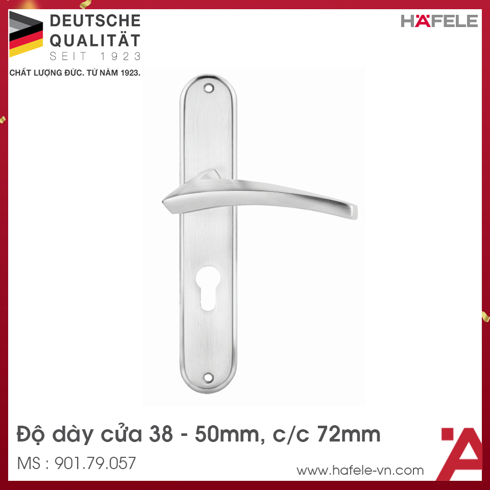 Tay Nắm Gạt Mở Phải C/C 72mm Hafele 901.79.057
