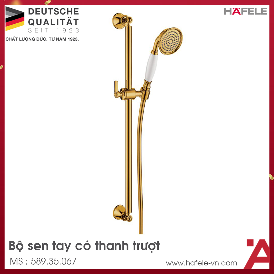 Bộ Sen Tay Có Thanh Trượt Kyoto Hafele 589.35.067