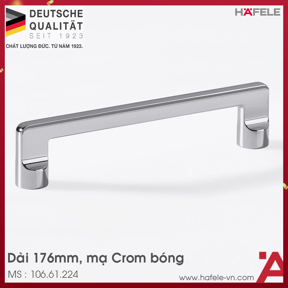 Tay Nắm Tủ 176mm Hafele 106.61.224