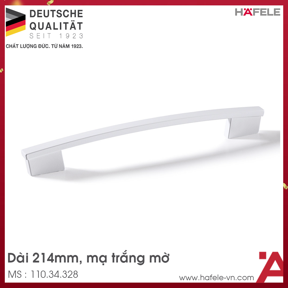 Tay Nắm Tủ 214mm H1345 Hafele 110.34.328