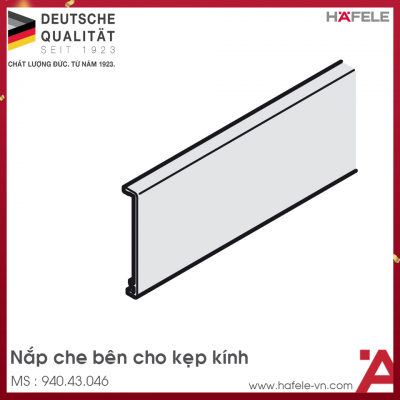 Nắp Che Bên Cho Kẹp Kính Hafele 940.43.046