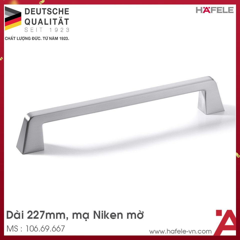 Tay Nắm Tủ 227mm H1375 Hafele 106.69.667