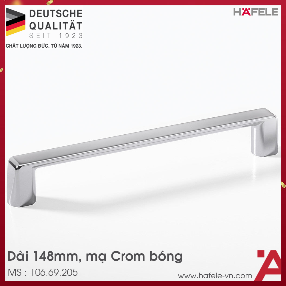 Tay Nắm Tủ 148mm H1390 Hafele 106.69.205