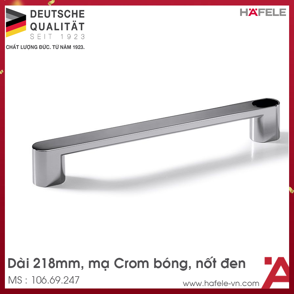 Tay Nắm Tủ 218mm H1370 Hafele 106.69.247