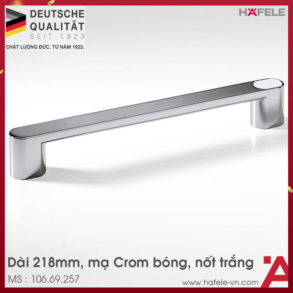 Tay Nắm Tủ 218mm H1370 Hafele 106.69.257