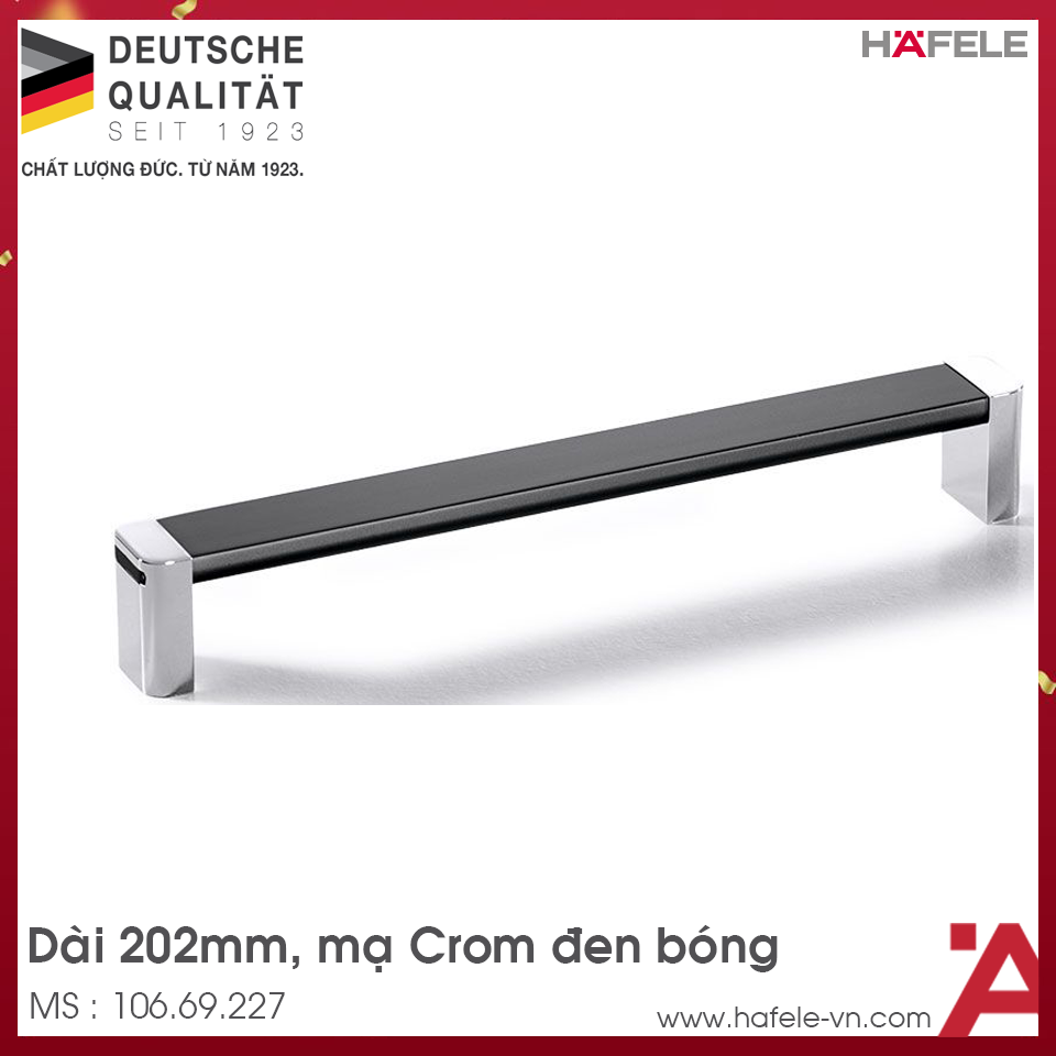 Tay Nắm Tủ 202mm H1365 Hafele 106.69.227