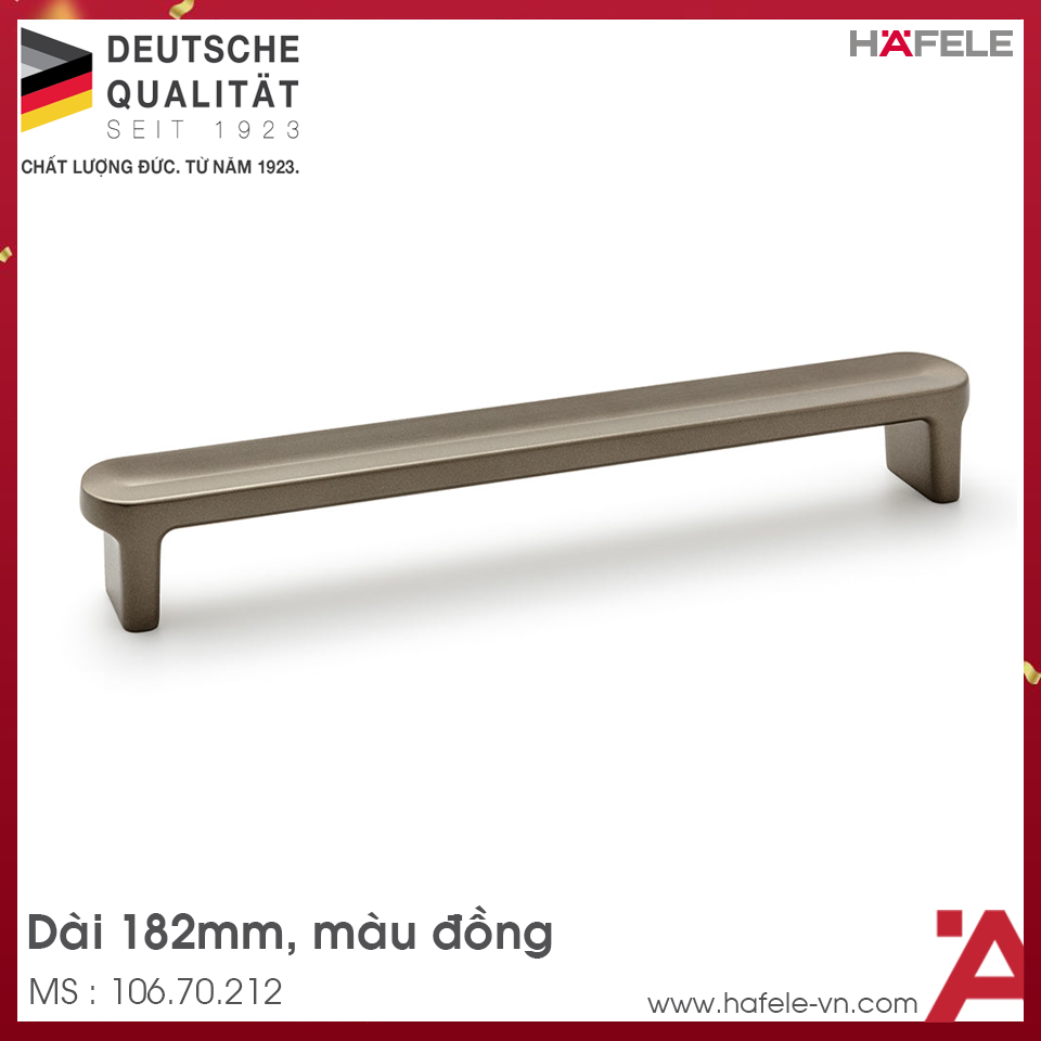 Tay Nắm Tủ 182mm H2110 Hafele 106.70.212