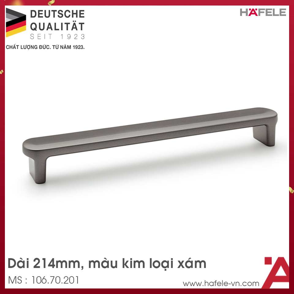 Tay Nắm Tủ 214mm H2110 Hafele 106.70.201
