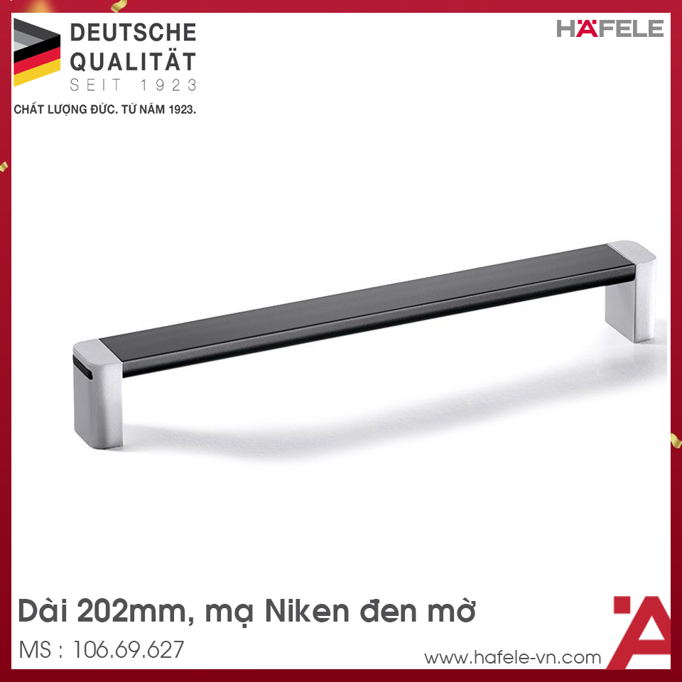 Tay Nắm Tủ 202mm H1365 Hafele 106.69.627