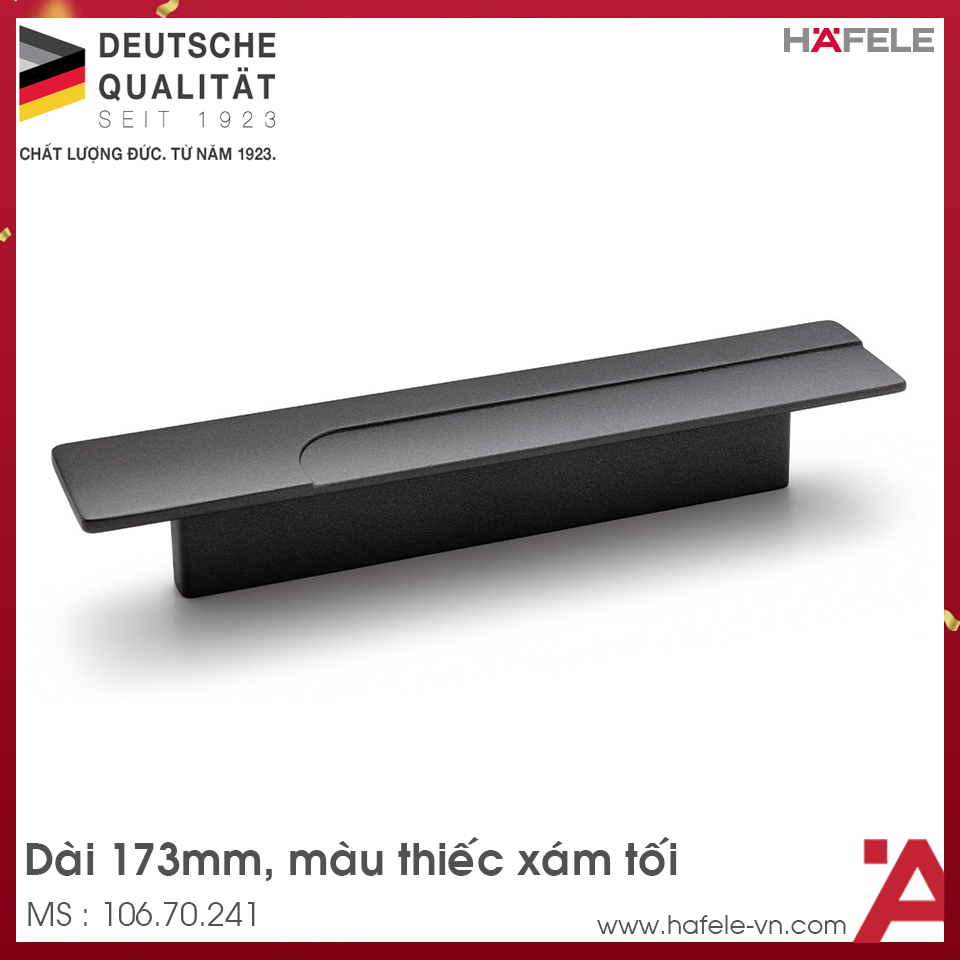 Tay Nắm Tủ 173mm H2195 Hafele 106.70.241