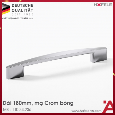 Tay Nắm Tủ 180mm H1345 Hafele 110.34.236