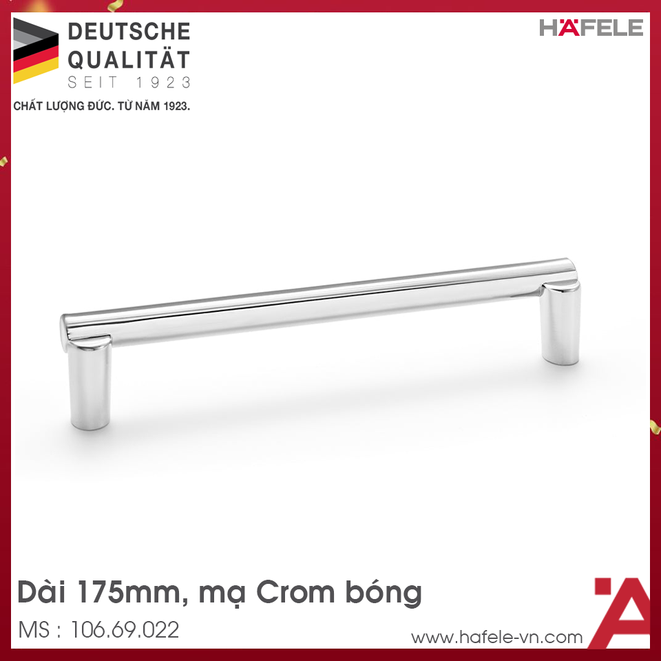 Tay Nắm Tủ 175mm H2120 Hafele 106.69.022