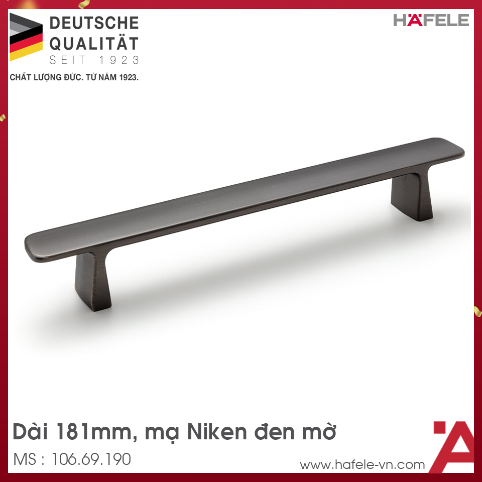 Tay Nắm Tủ 181mm H2115 Hafele 106.69.190