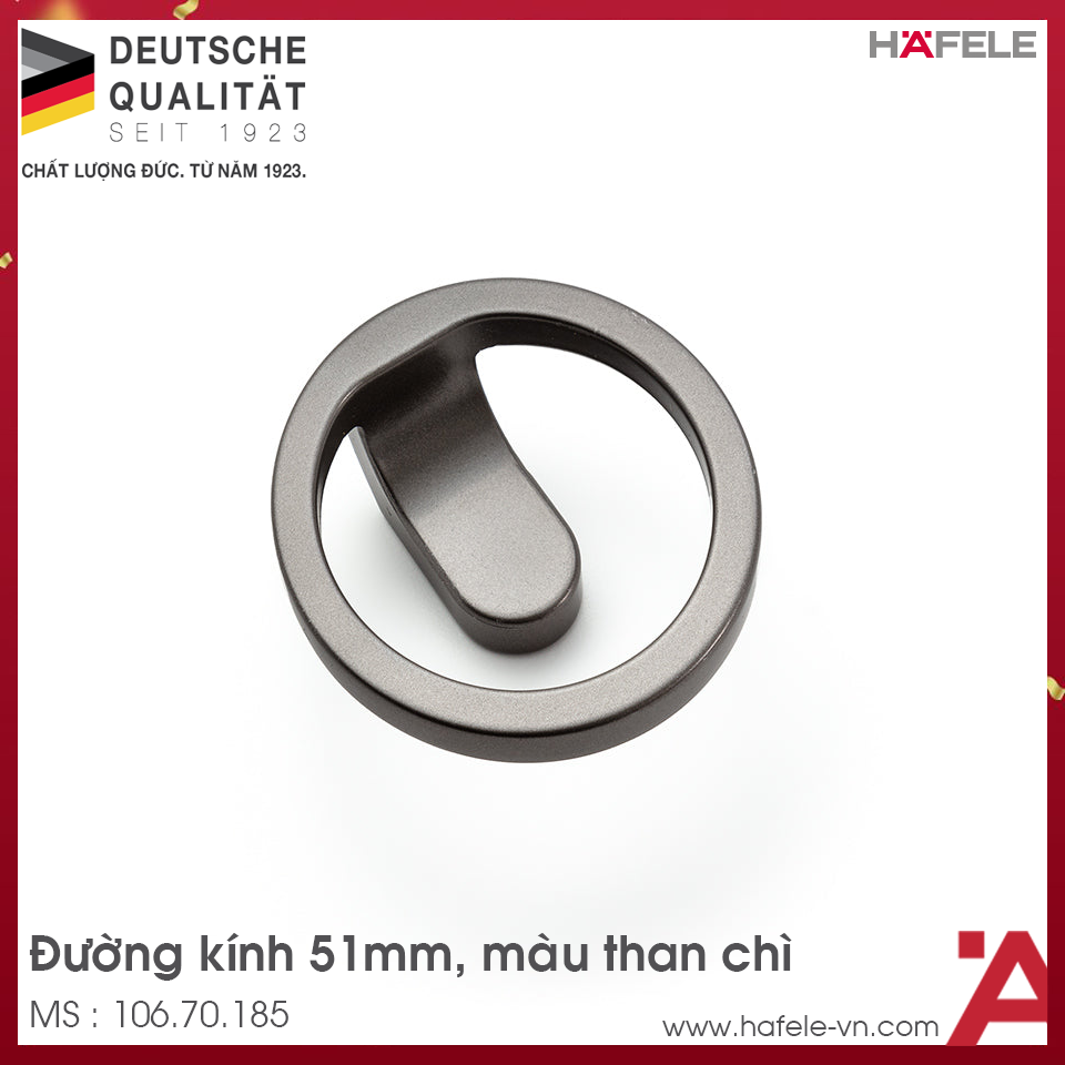 Quả Nắm Tủ H2160 Hafele 106.70.185