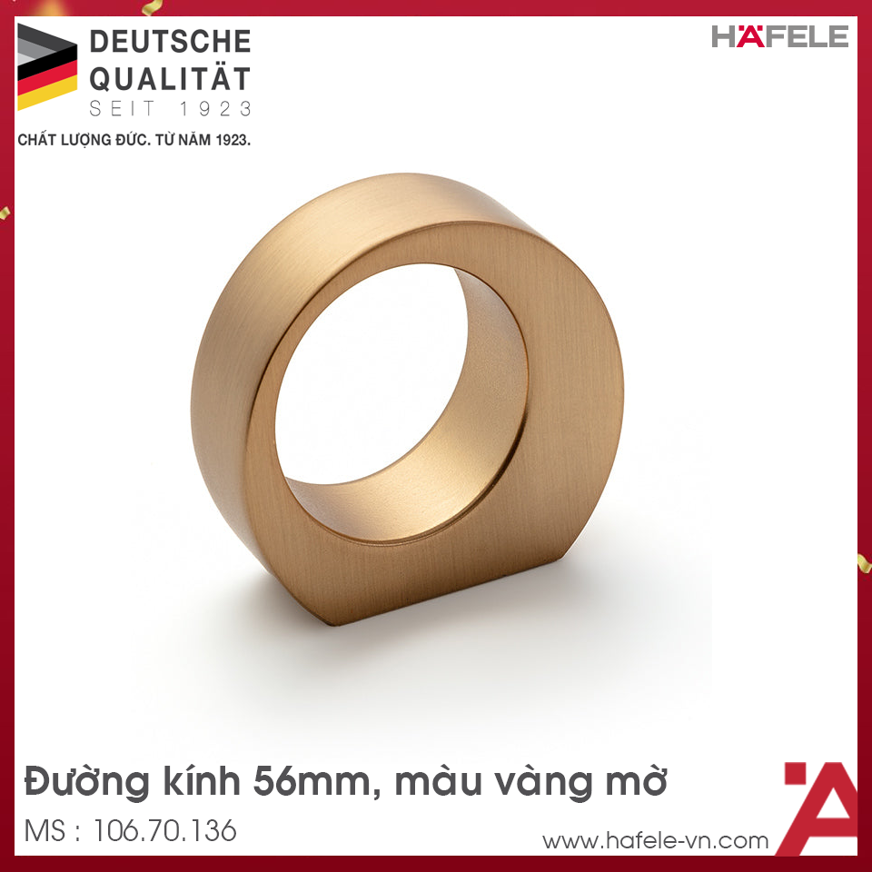 Quả Nắm Tủ H2150 Hafele 106.70.136