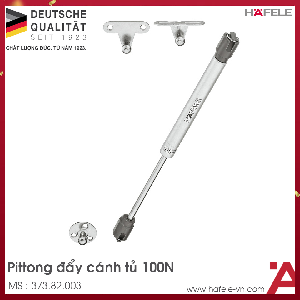 Pittong Đẩy Cánh Tủ 100N Hafele 373.82.003