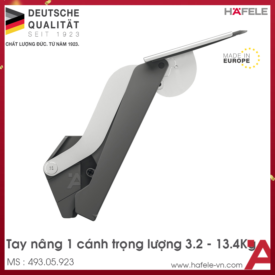 Tay Nâng Free Space Loại E Hafele 493.05.923