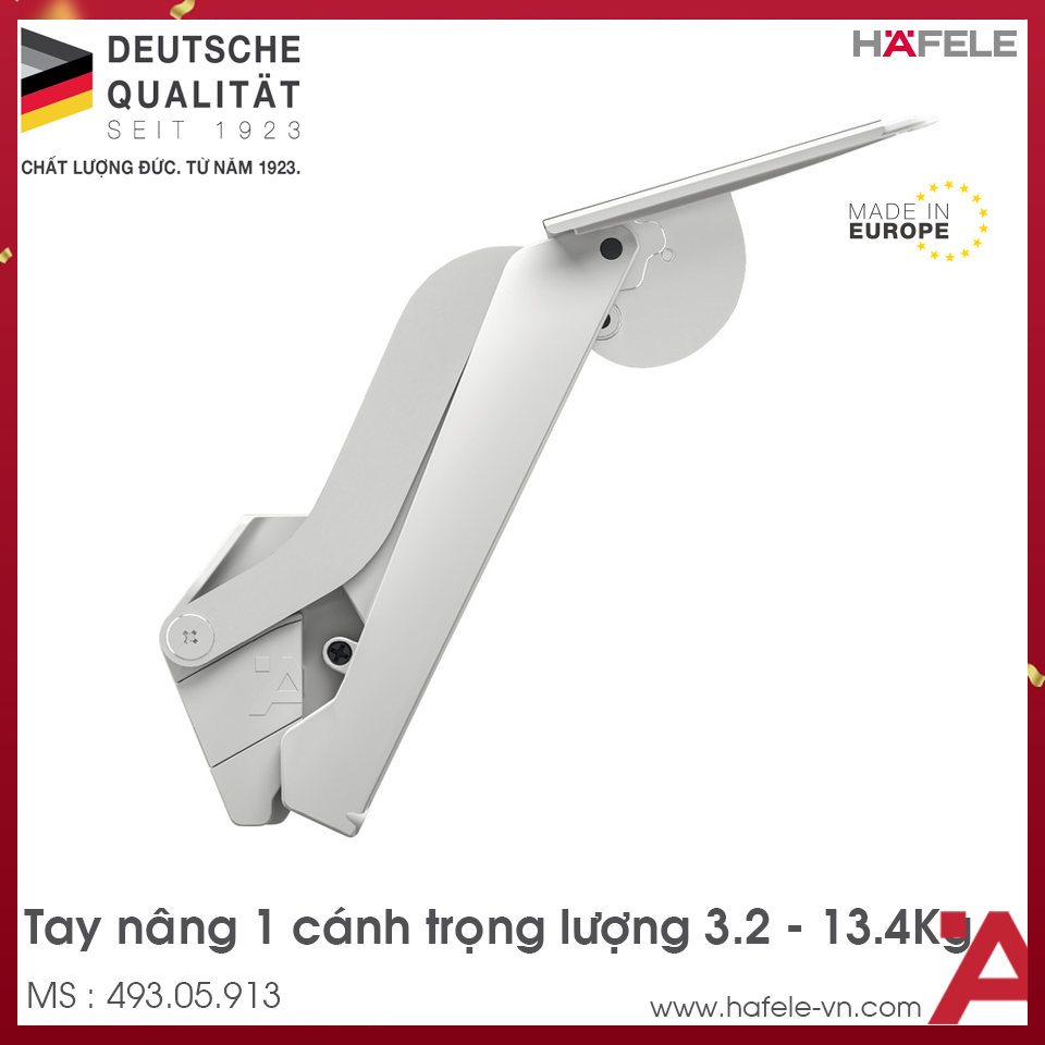 Tay Nâng Free Space Loại E Hafele 493.05.913