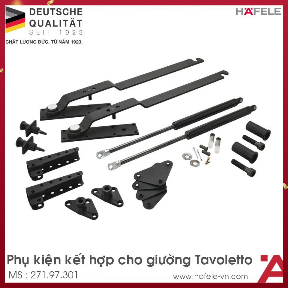 Phụ Kiện Kết Hợp Cho Giường Tavoletto Hafele 271.97.301