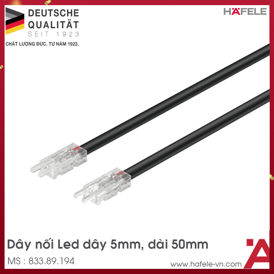 Dây Nối Cho Đèn Led Dây 5mm Hafele 833.89.194