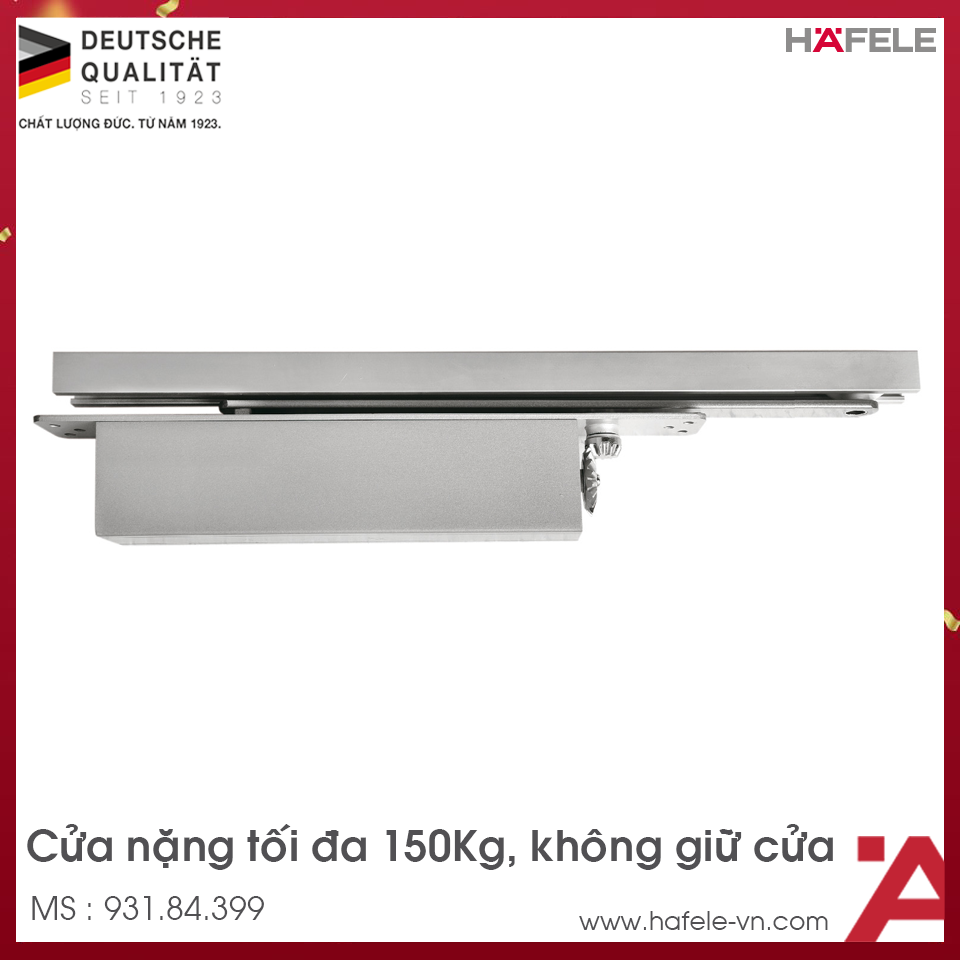 Tay Đẩy Hơi Cùi Chỏ Âm 150Kg Hafele 931.84.399