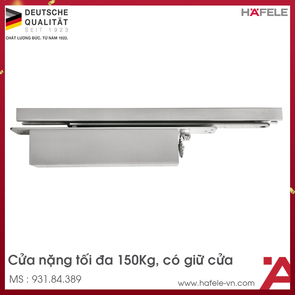 Tay Đẩy Hơi Cùi Chỏ Âm 150Kg Hafele 931.84.389