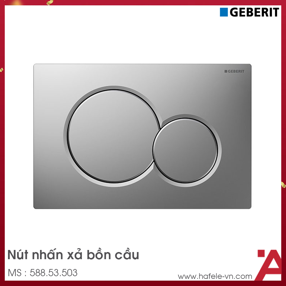 Nút Nhấn Xả Bồn Cầu Sigma01 Geberit 588.53.503