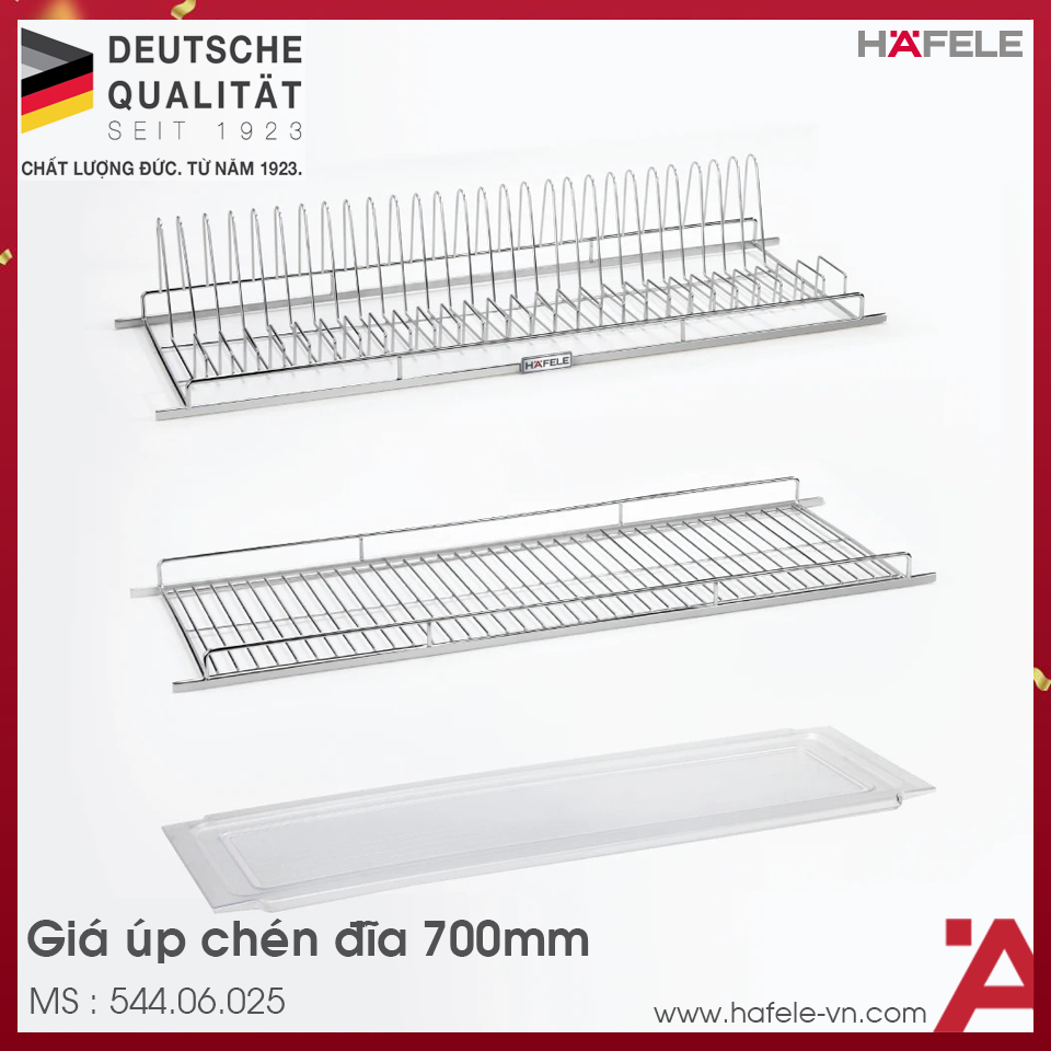 Giá Úp Chén Đĩa 700mm Hafele 544.06.025