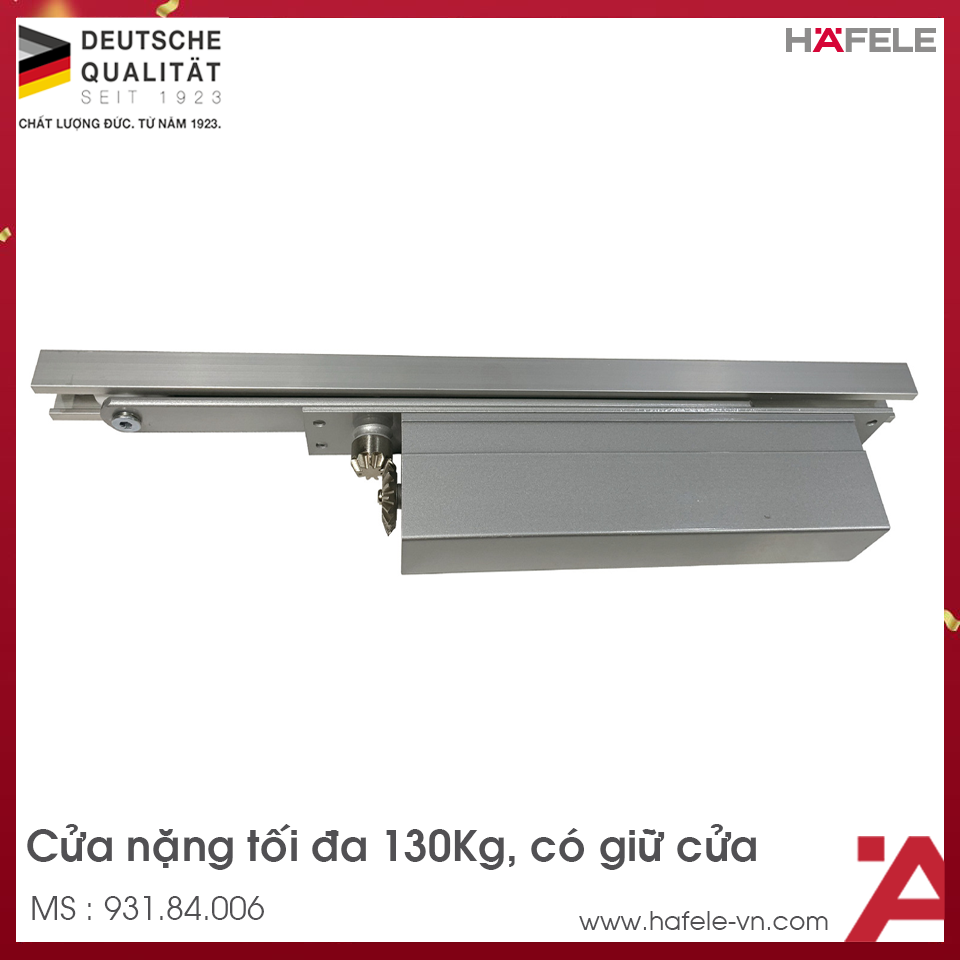 Tay Đẩy Hơi Cùi Chỏ Âm 150Kg Hafele 931.84.006