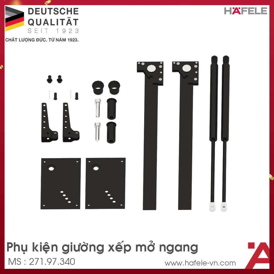 Phụ Kiện Giường Xếp Mở Ngang Hafele 271.97.340