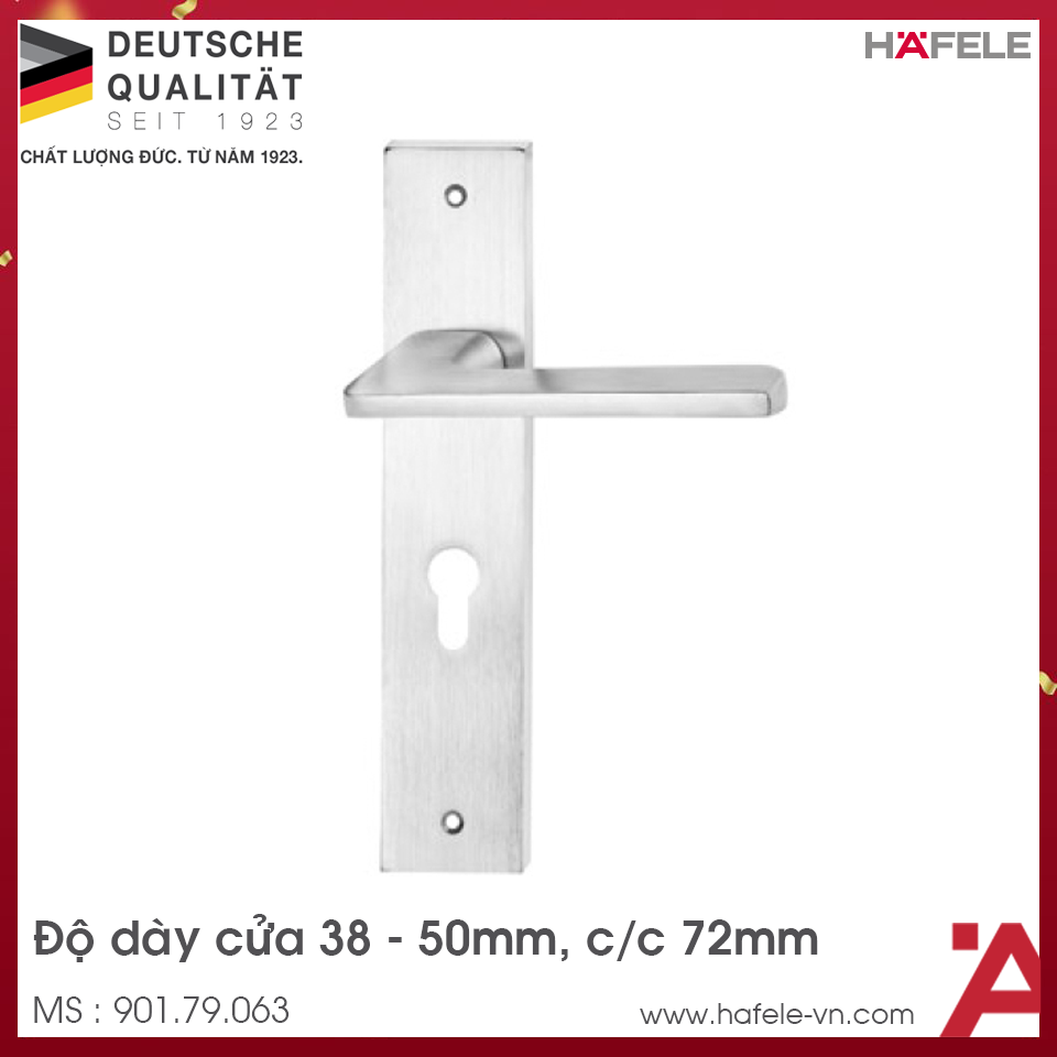 Tay Nắm Gạt Đế Dài Blade C/C 72mm Hafele 901.79.063