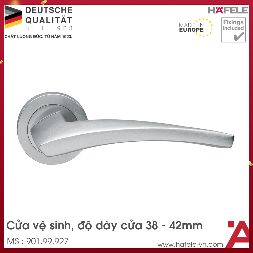 Tay Nắm Gạt Cửa Vệ Sinh Hafele 901.99.927