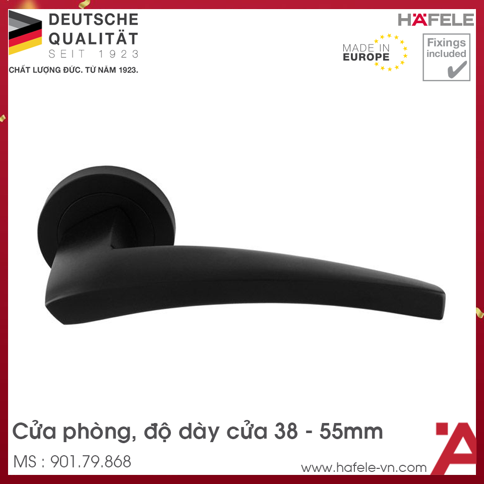 Tay Nắm Gạt Dune Cửa Phòng Hafele 901.79.868