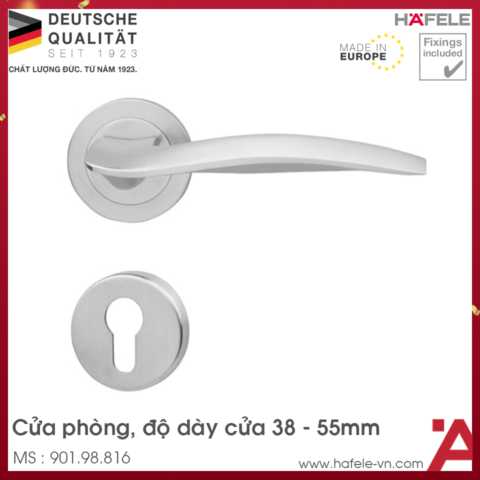 Tay Nắm Gạt Cửa Phòng Hafele 901.98.816