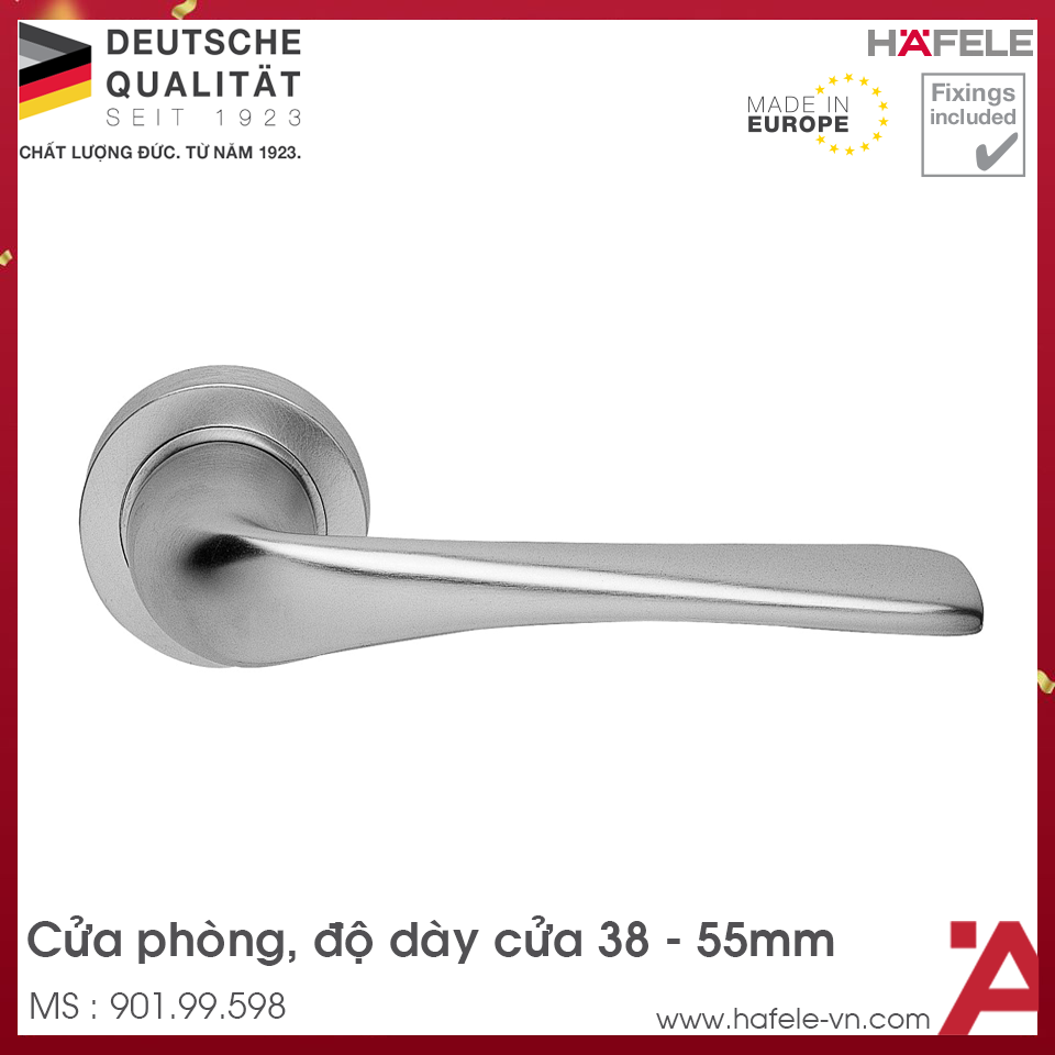 Tay Nắm Gạt Cửa Phòng Hafele 901.99.598