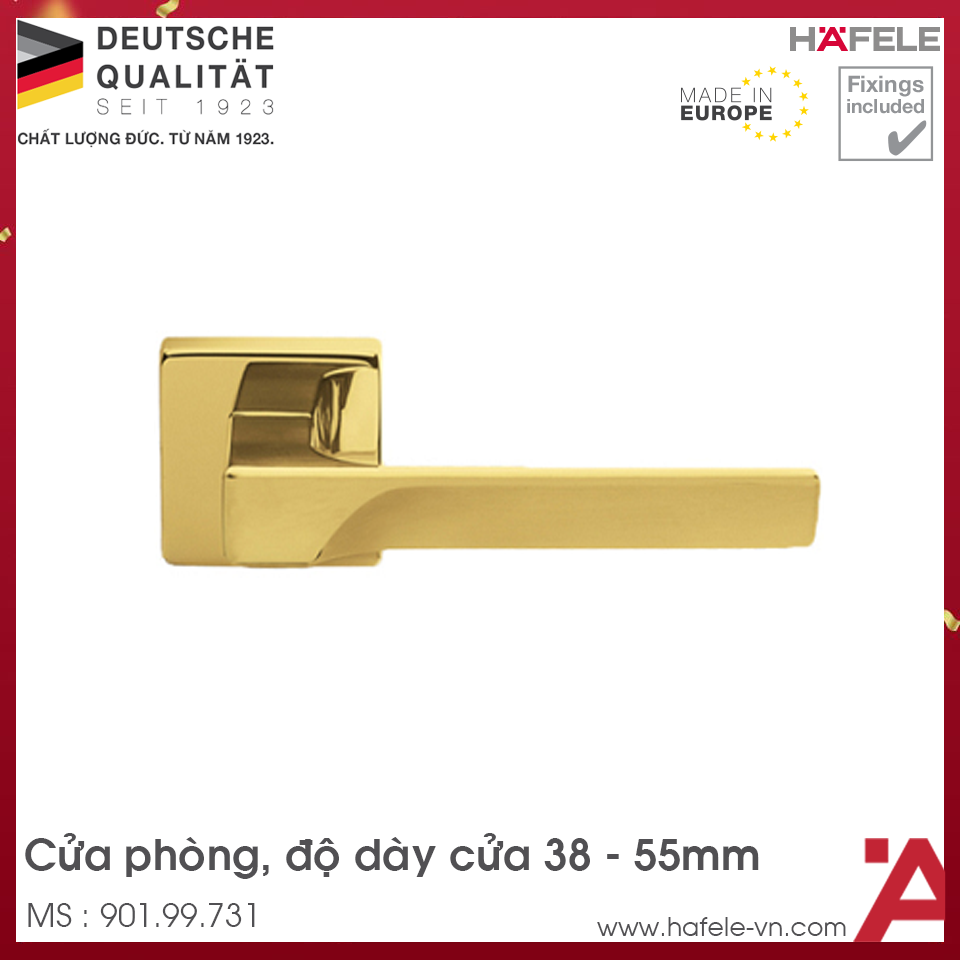 Tay Nắm Gạt Cửa Phòng Hafele 901.99.731