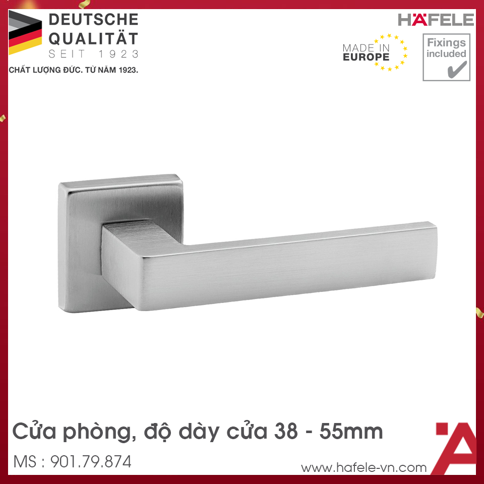 Tay Nắm Gạt Cửa Phòng Hafele 901.79.874