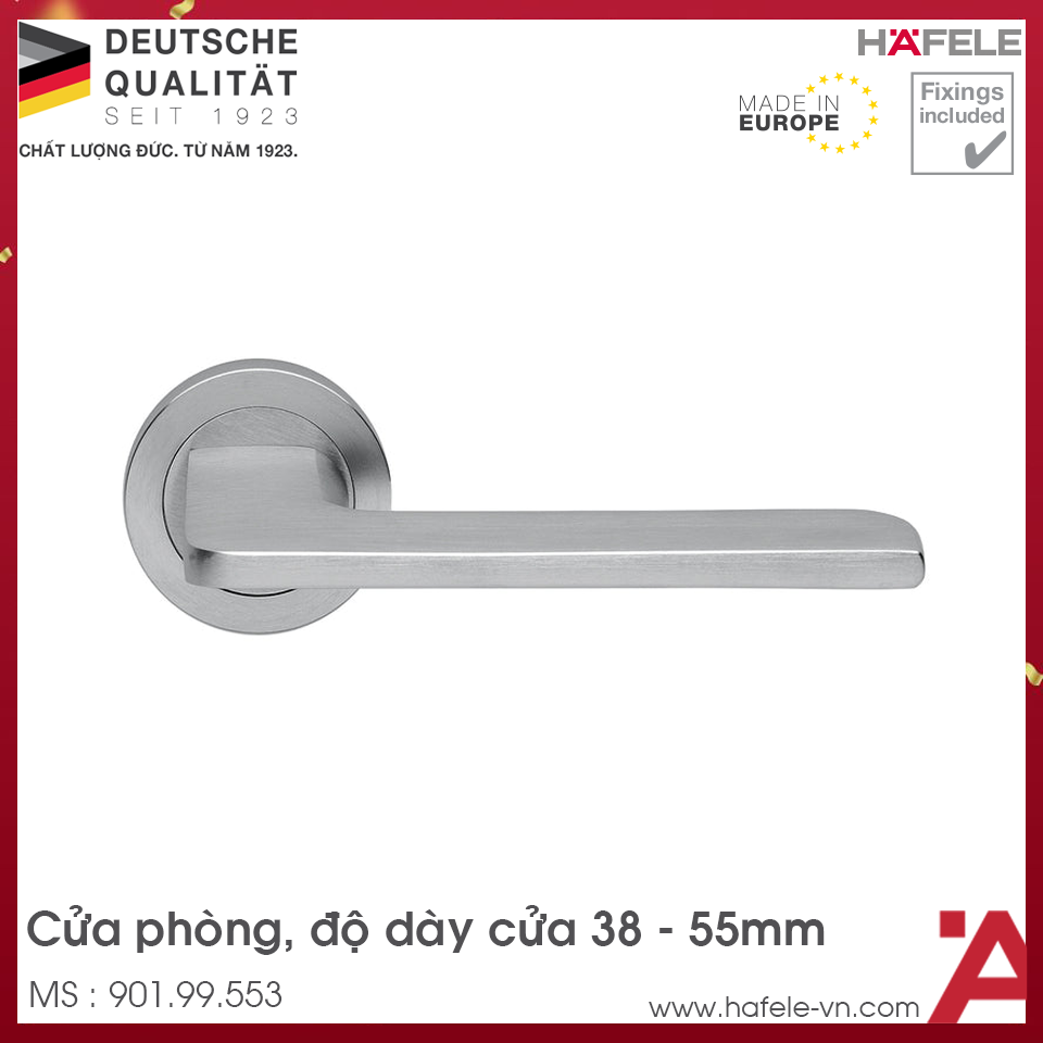 Tay Nắm Gạt Cửa Phòng Hafele 901.99.553